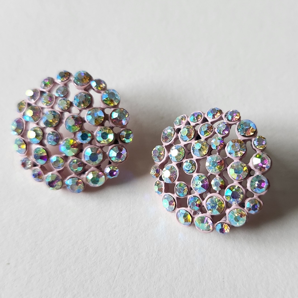 Vintage crystal earrings